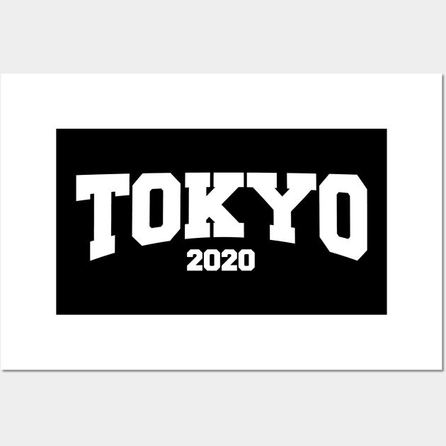 TOKYO 2020 Wall Art by Ajiw